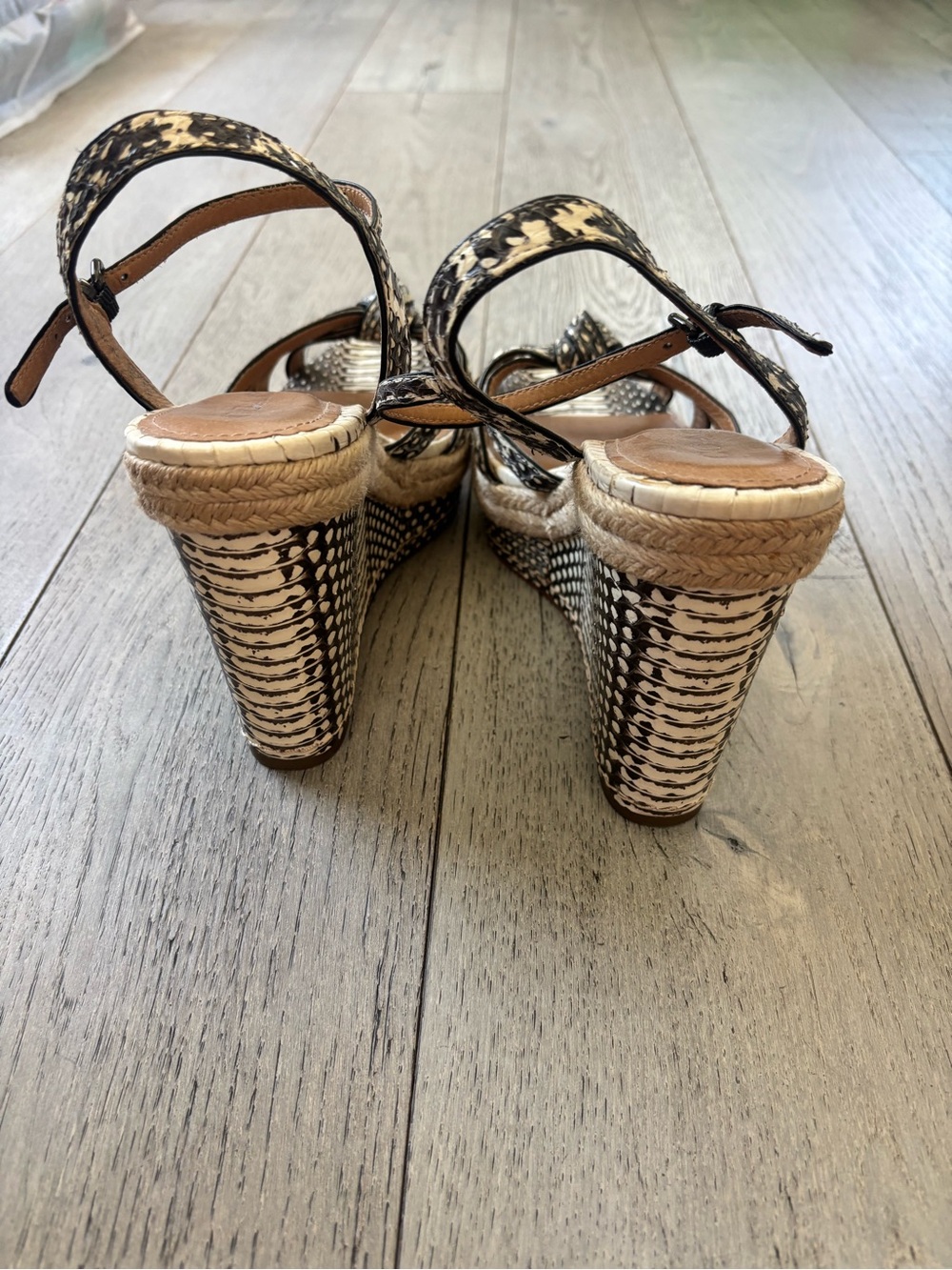 Snakeskin Coach Espadrilles - Picture 7 of 9